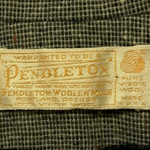 Pendleton S/M Blazer Jacket Blue Virgin Wool Vtg - Picture 5 of 6